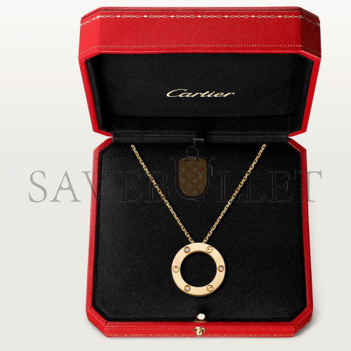 CARTIER  LOVE NECKLACE, 3 DIAMONDS B7014500