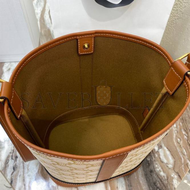 CELINE SMALL BUCKET 191442CAS.01BC (30*22*13cm)