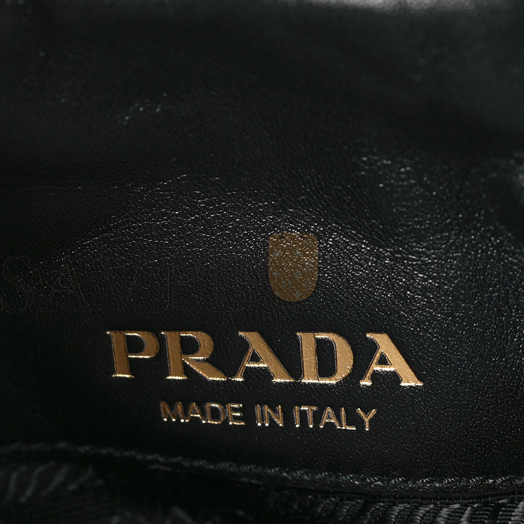 PRADA NAPPA QUILTED SMALL TOTE BLACK (29*24*11cm)