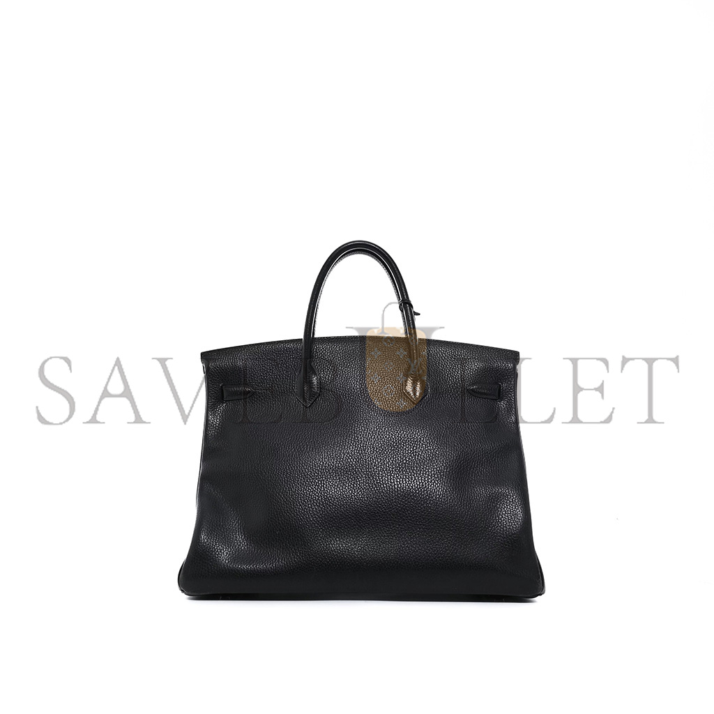 HERMÈS MASTER BIRKIN 40 TOGO LEATHER BLACK GOLD BUCKLE WS3148 (40*30*21cm)