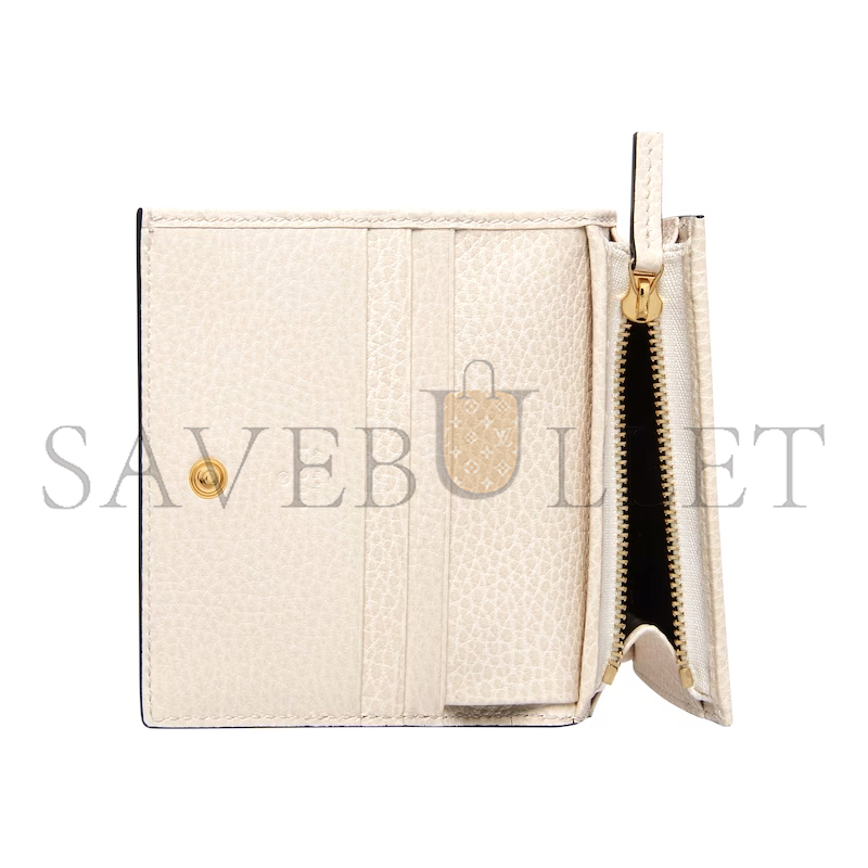 GUCCI GG MARMONT BI-COLOUR CARD CASE WALLET ‎65861017WAG9096 (11*8.5*3cm)