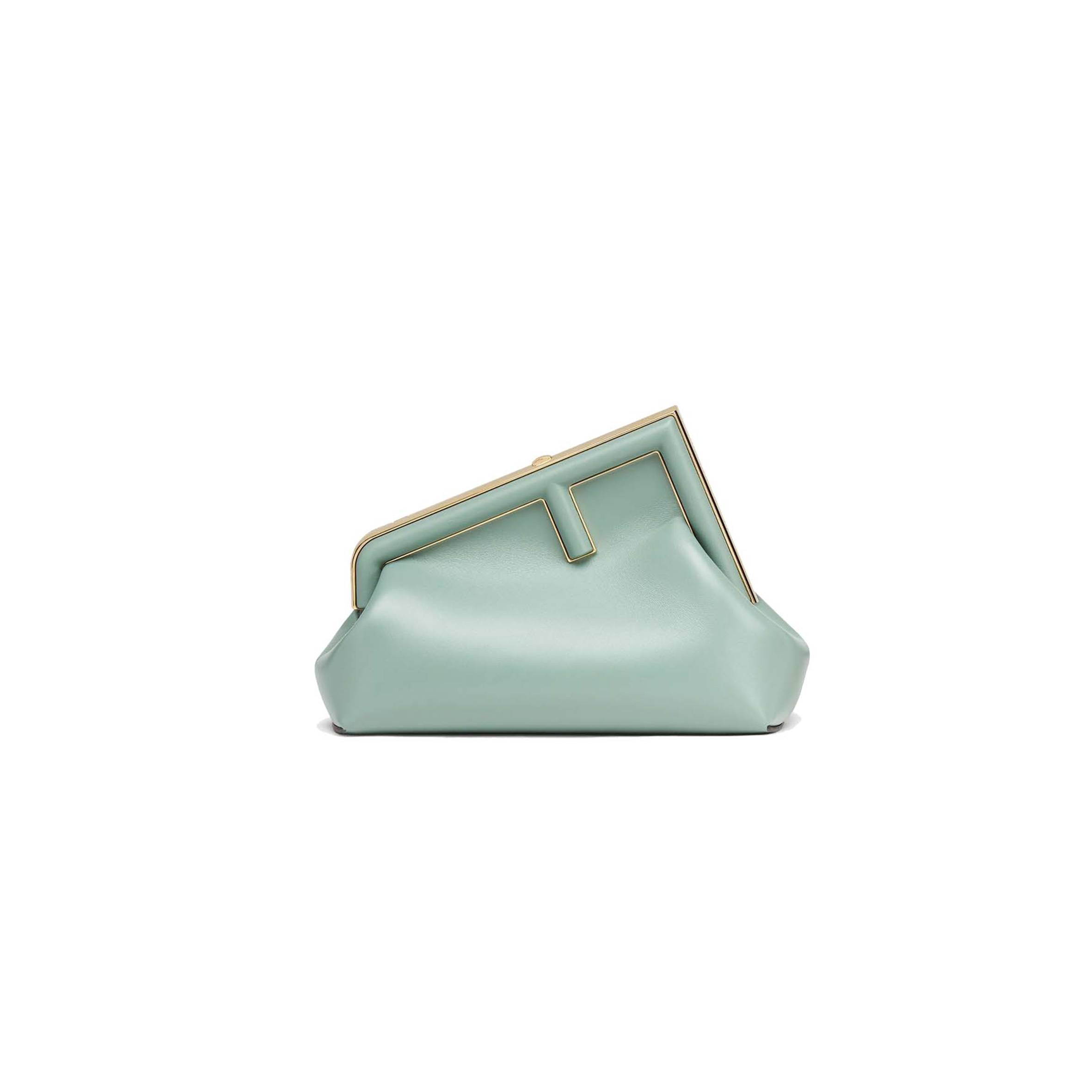 FENDI FIRST SMALL - MINT GREEN LEATHER BAG 8BP129ABVEF03HW (26*18*9.5cm)