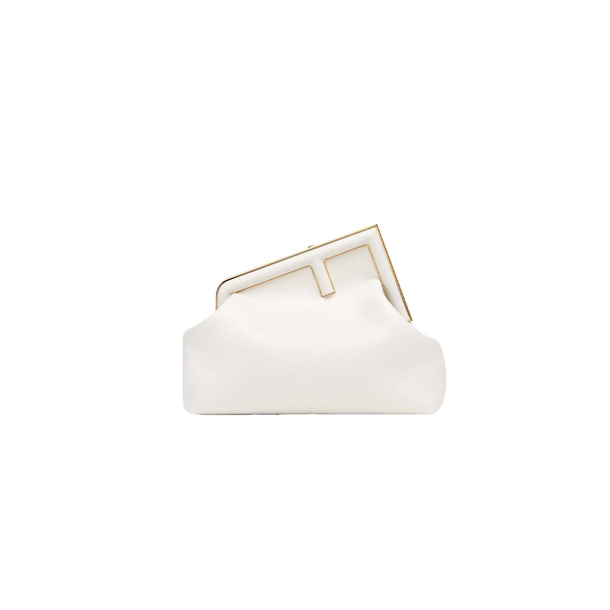 FENDI FIRST MEDIUM - WHITE LEATHER BAG8BP127ABVEF0QVL (32.5*23.5*15cm)