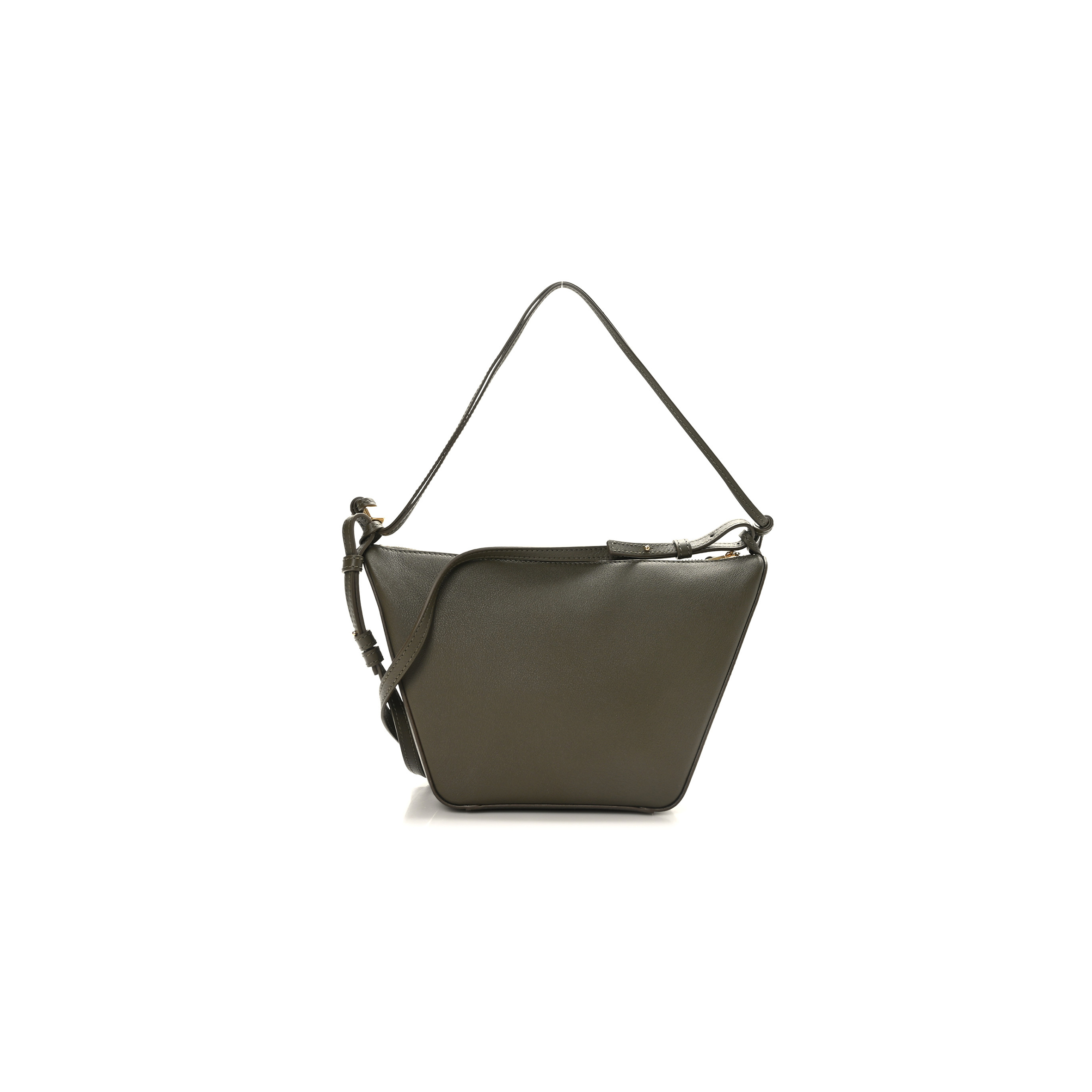 LOEWE CALFSKIN MINI HAMMOCK HOBO VINTAGE KHAKI (17*17*10cm)