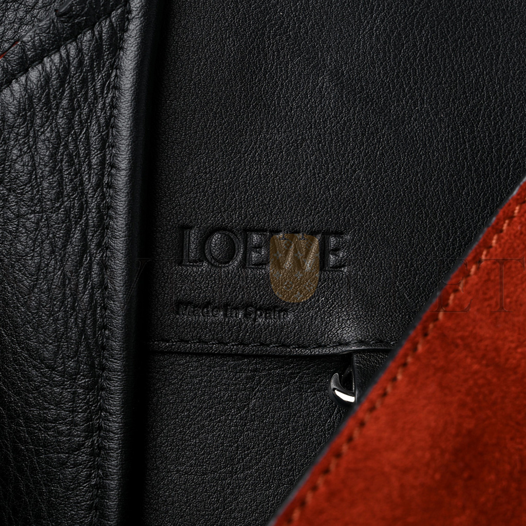 LOEWE CALFSKIN SUEDE HAMMOCK SHOULDER BAG RED (30*25*13.5cm)