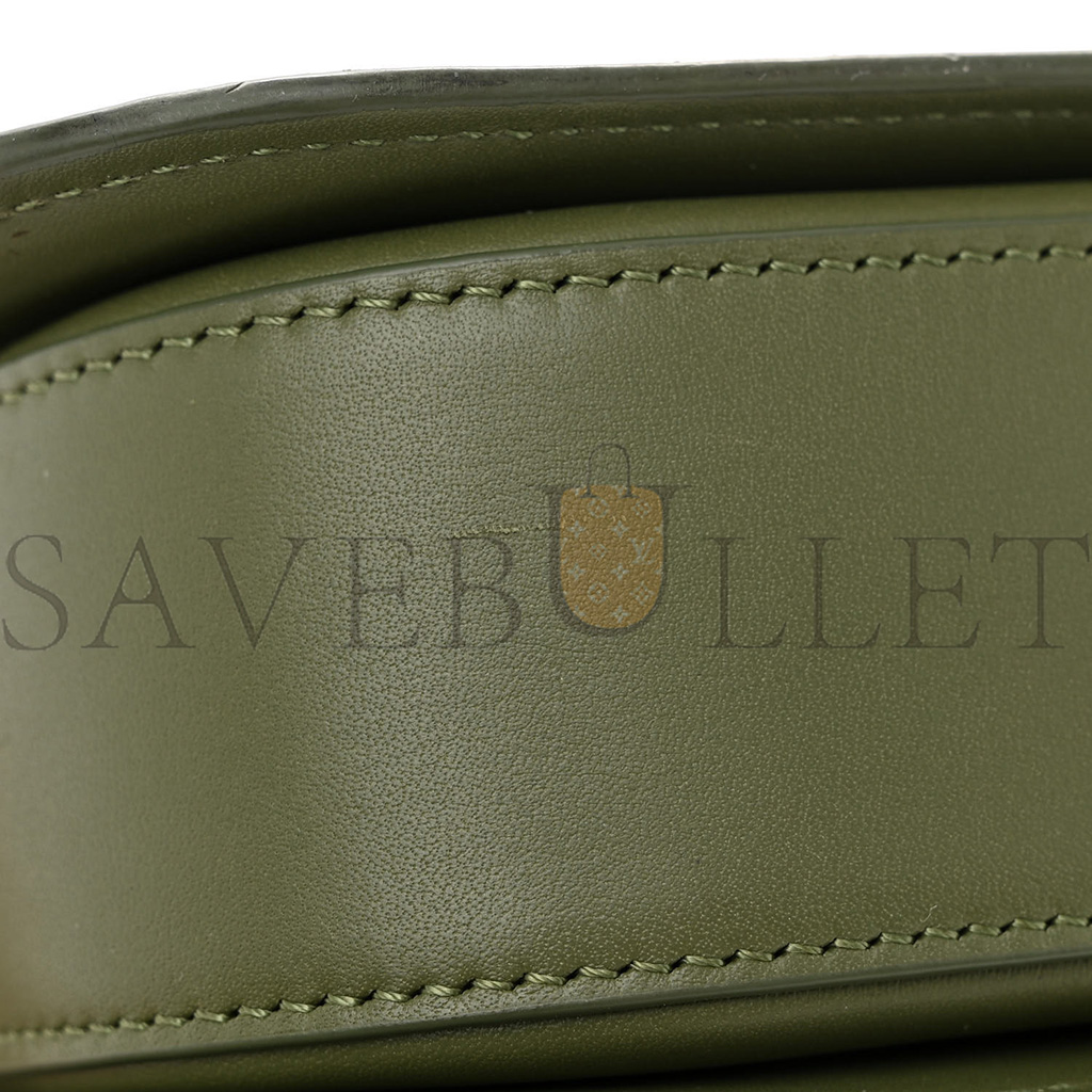 LOEWE SILK CALFSKIN GOYA BAG AVOCADO (22*15*7cm)