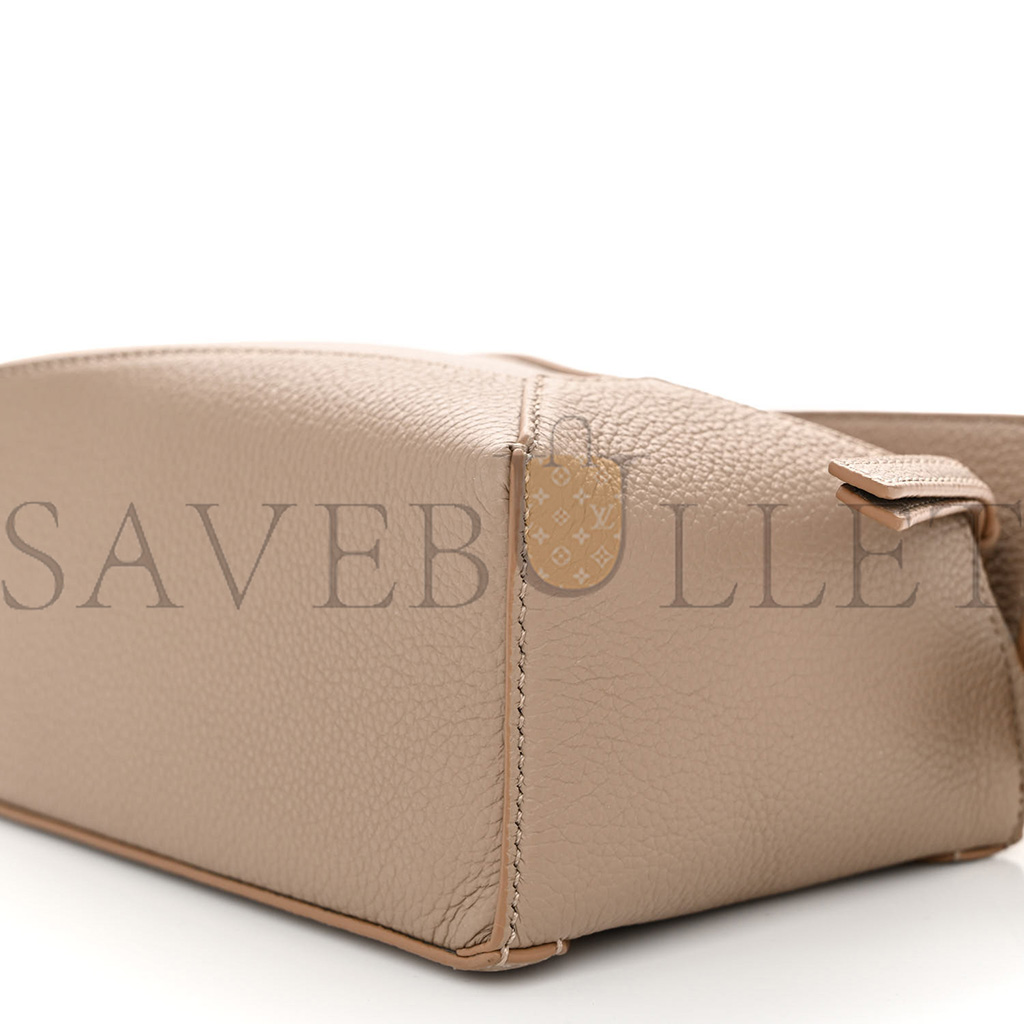 LOEWE CALFSKIN MINI PUZZLE EDGE BAG SAND (18*12.5*8cm)