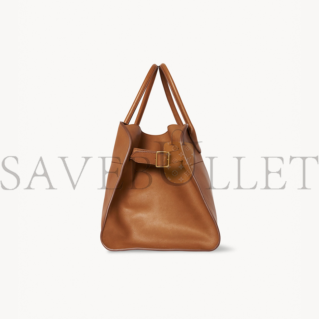 THE ROW SOFT MARGAUX 15 BAG IN LEATHER CUIR W1255L72CUSHG (38*28*23cm)