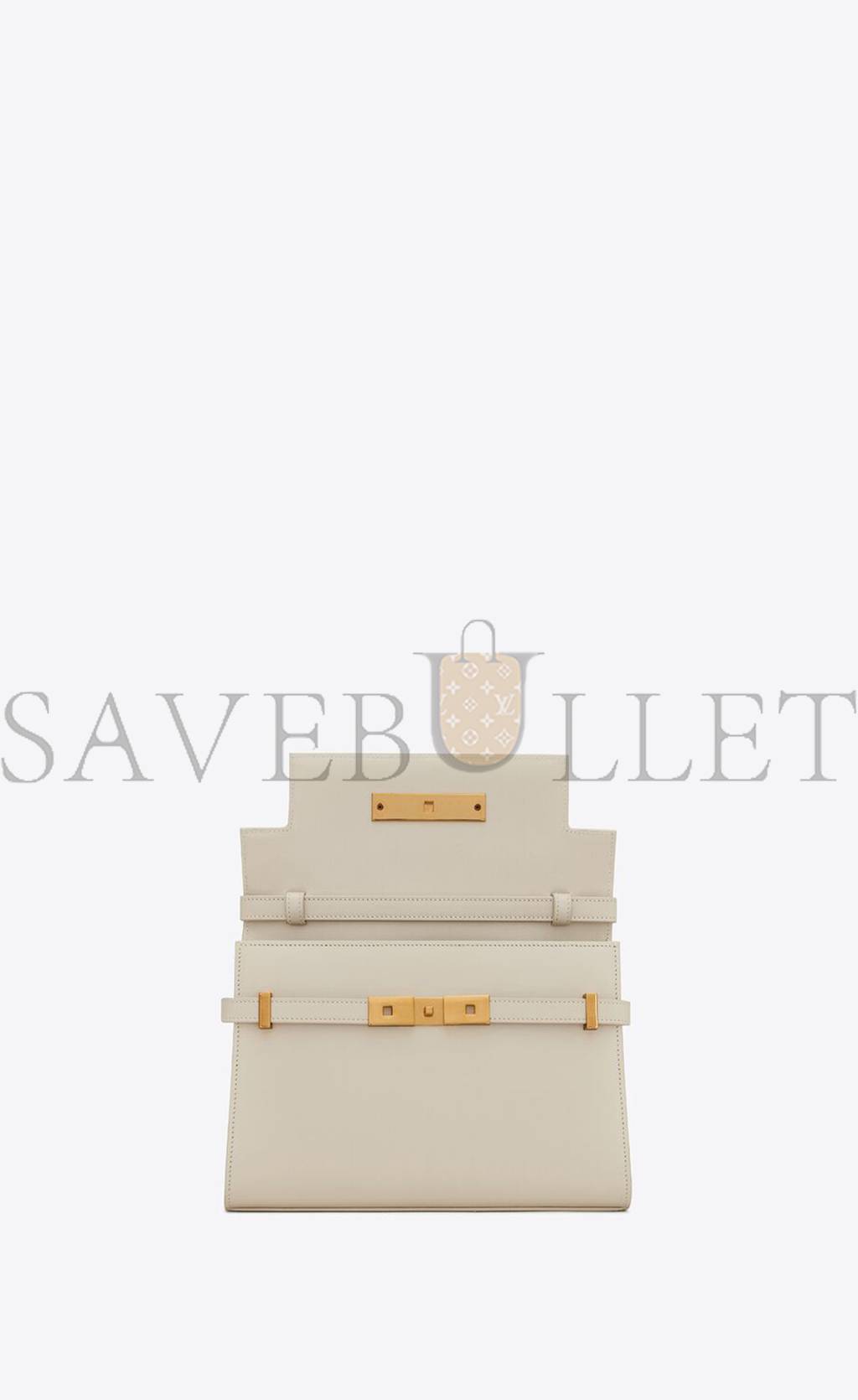 YSL MANHATTAN SMALL SHOULDER BAG IN BOX SAINT LAURENT LEATHER 6756260SX0W9207 (24*17.5*6cm)