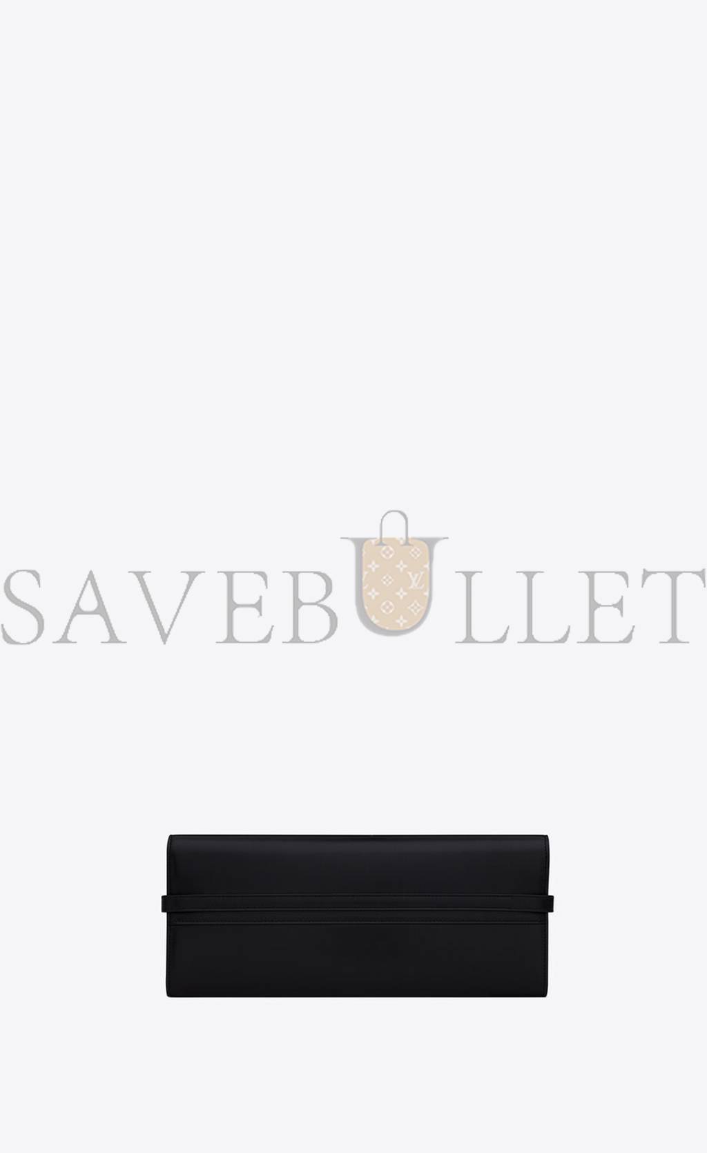 YSL MANHATTAN CLUTCH IN BOX SAINT LAURENT LEATHER 69594916C6W1000 (31*14*3cm)