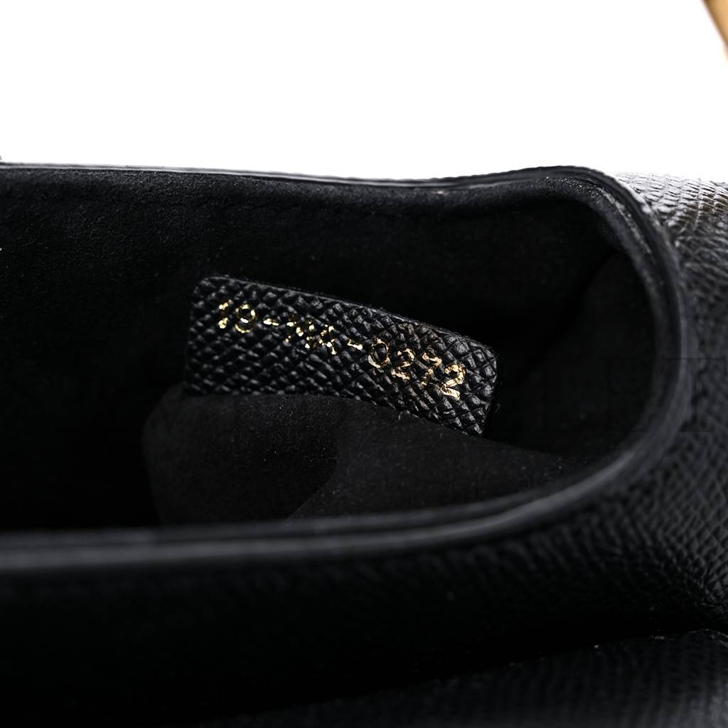 DIOR GRAINED CALFSKIN MINI SADDLE BAG BLACK (18*15*5.1cm)